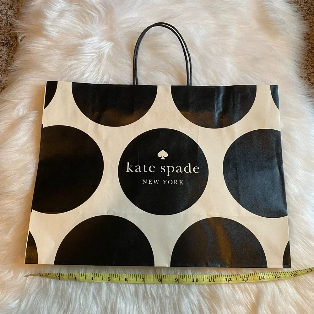 Kate Spade polka dot paper bag